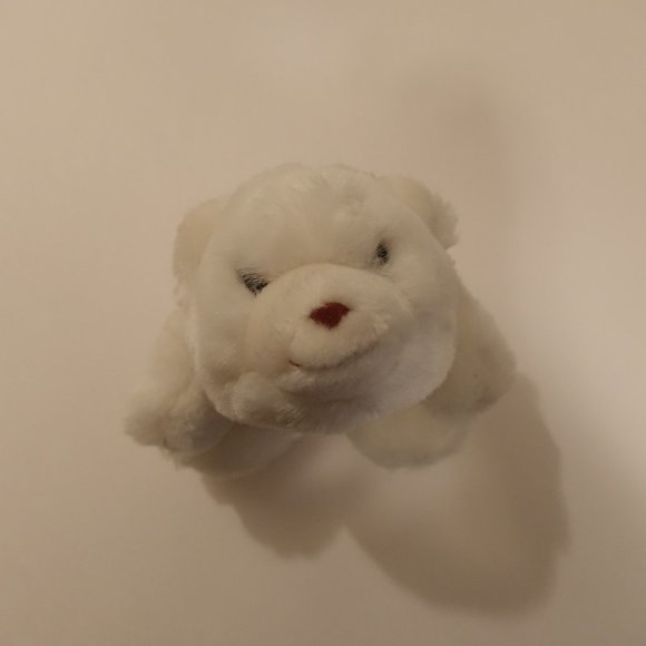 Vintage Gund Snuffles White Bear Plush Stuffed Animal 7" 1980 tag NICE cond - Picture 4 of 5